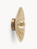 Raffia Wall Lamp for Living Room | Metal Wall Light - Hem