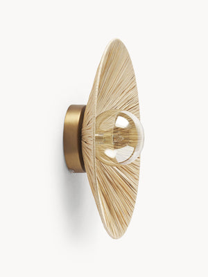 Bamboo Wall lamps For Living Room | Rattan Wall scones | Wicker Wall Lamps | Cane Wall Scones - Hem - Akway Lighting > Wall L