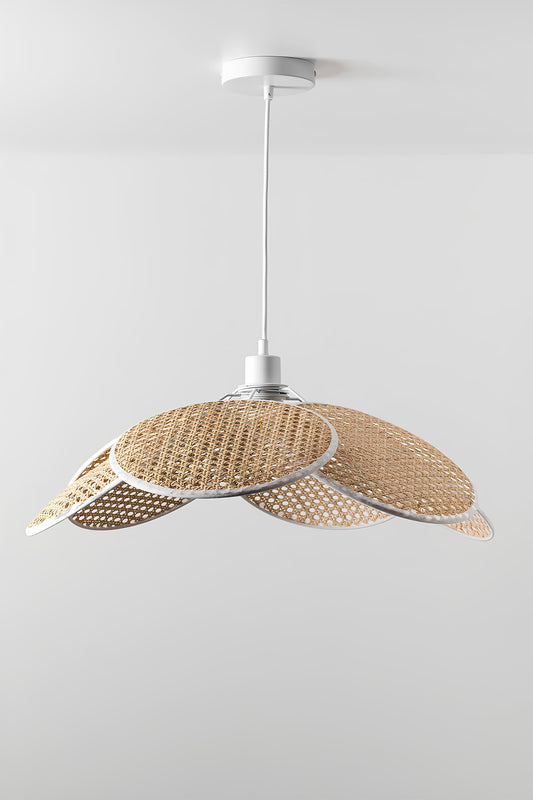 Bamboo Hanging lamp for Living Room | Rattan Pendant light | Cane ceiling light - Asmee - Akway