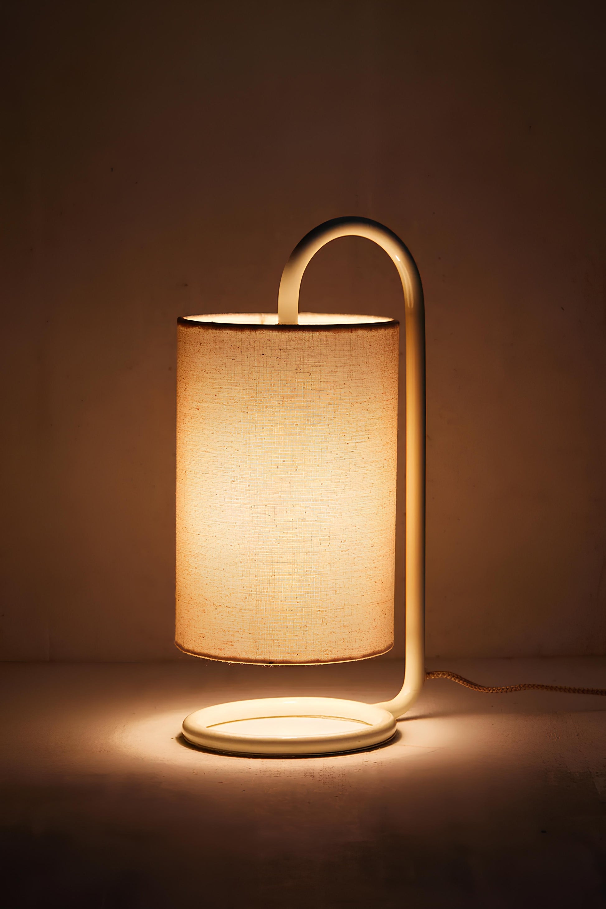 Rattan Table lamp for Living room | Bamboo Bedside table lamp | Cane Table lamp - Ishana - Akway