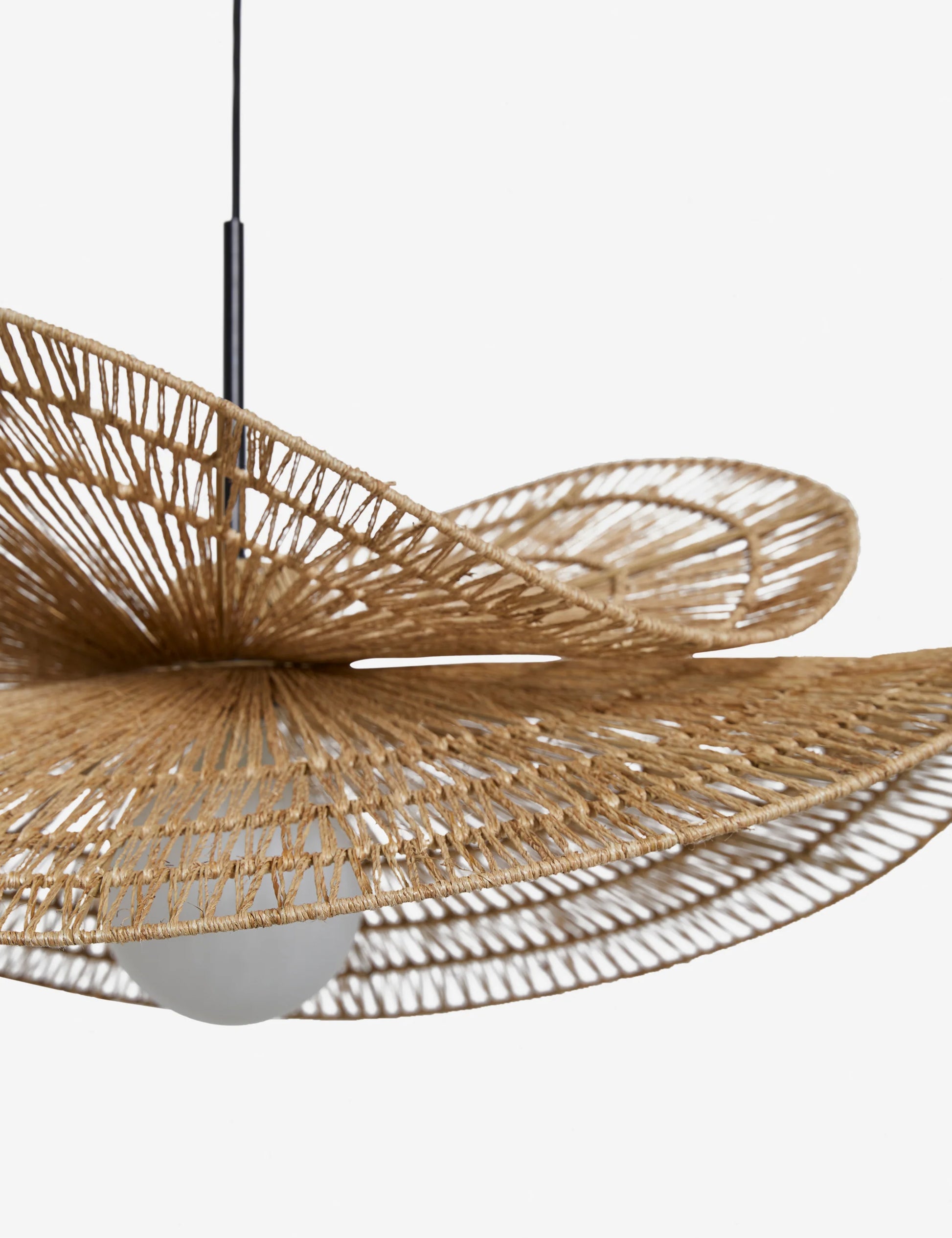 Bamboo Hanging lamp for Living Room | Rattan Pendant light | Cane ceiling light - Arshia - Akway