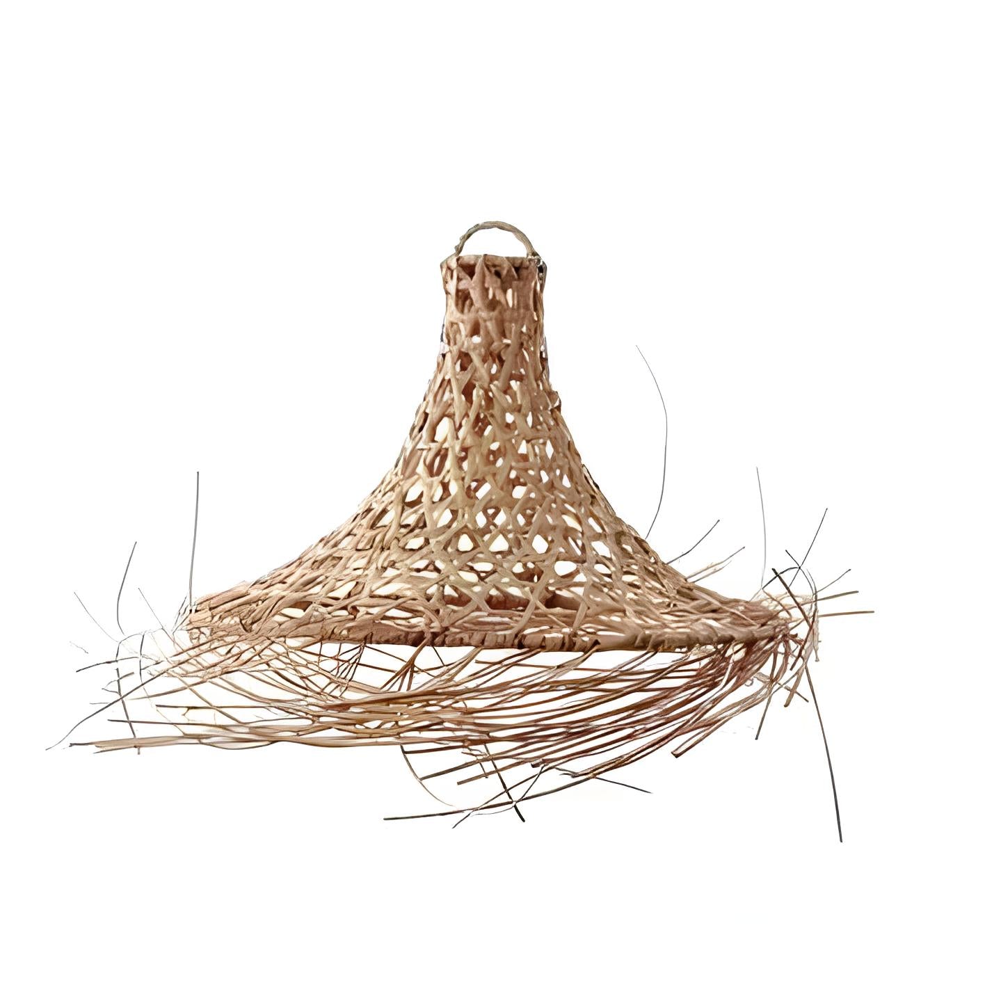 Rattan Hanging lamp for Living Room | Cane Pendant light | Wicker ceiling light - Siyal