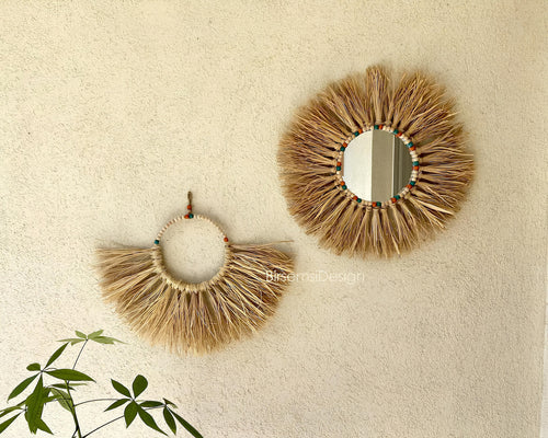 Rattan Wall Decor for Living Room - Ishana