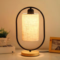 Rattan & Bamboo Table Lamp for Bedroom - Ishita