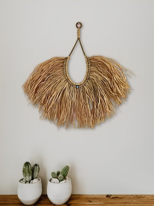 Rattan Wall Decor for Living Room - Ishita