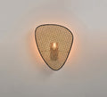 Bamboo Wall Lamp for Bathroom | Wicker Wall Sconce - Jash