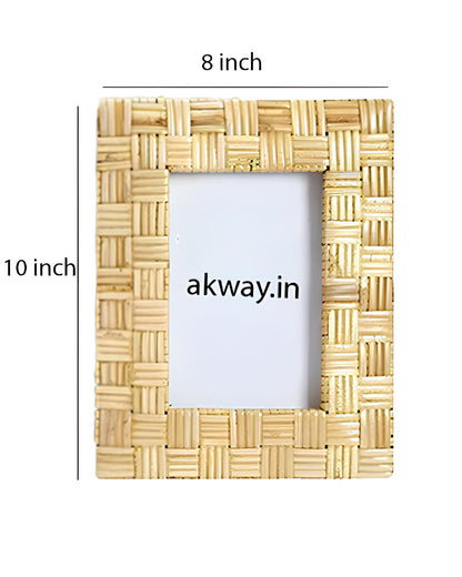 Rattan Photo Frame | Cane Photo Frame | Bamboo Photo Frame - Shanaya