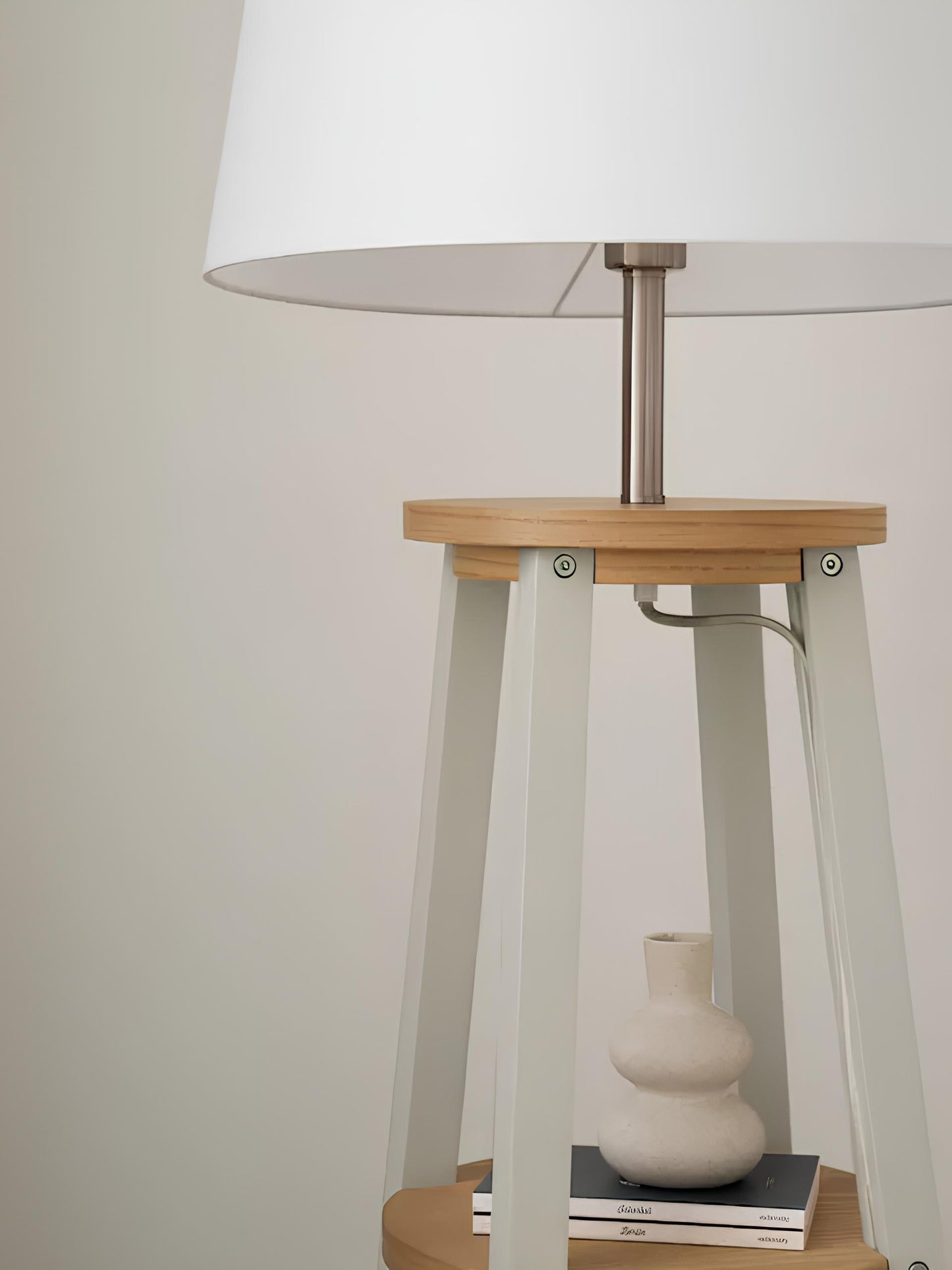 Rattan Floor Lamp | Bamboo Floor Lamp | Cane Floor Lamp - Hayat