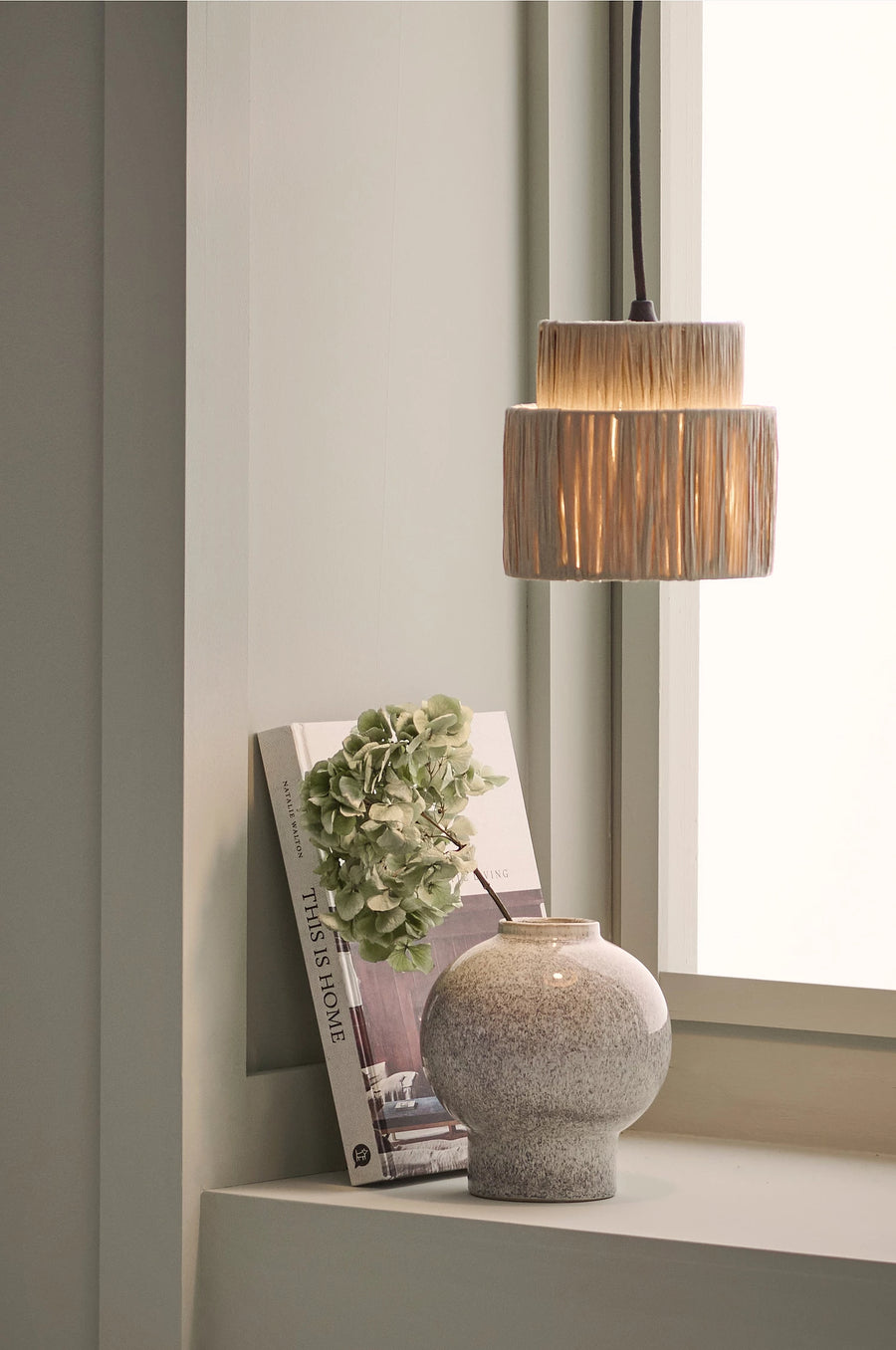 Raffia Hanging Light for Kitchen - Anaisha by Akway