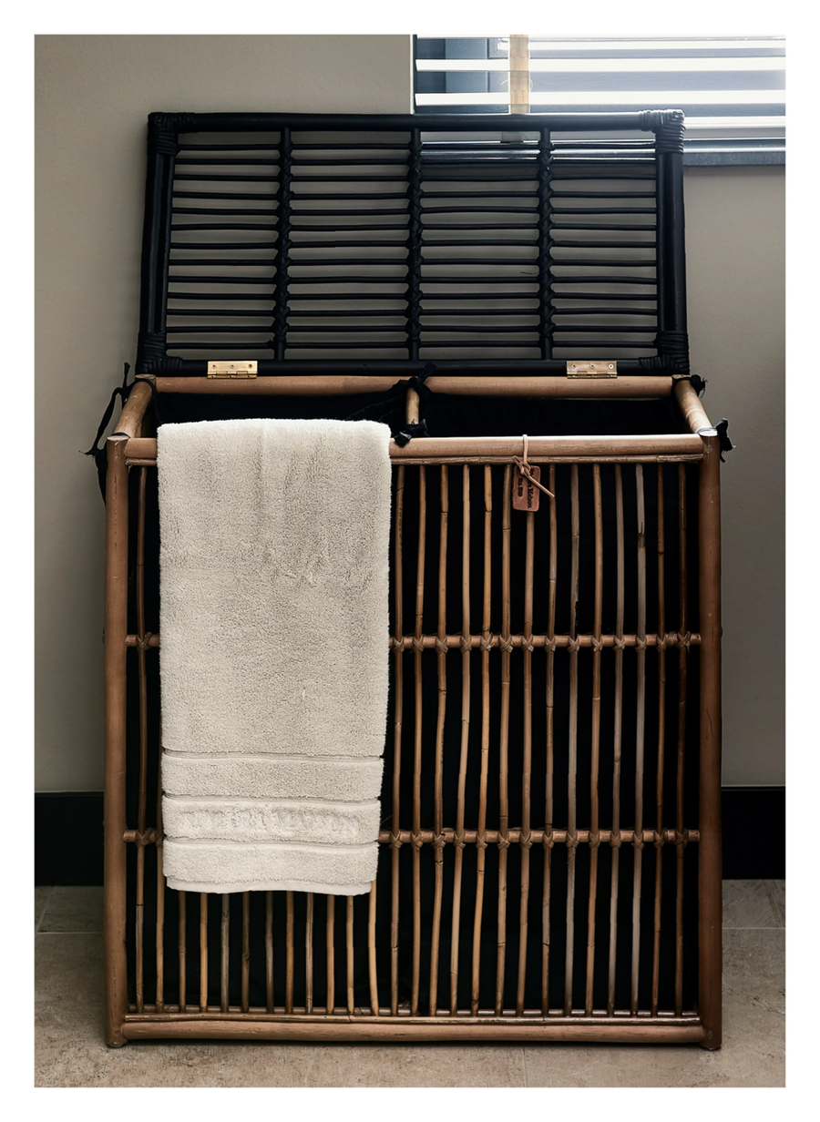 Rattan Laundry Basket | wicker basket with lid | Bamboo toy Storage basket - Bhuv - Akway Uncategorized (Image 3)