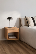 Mango Wooden floating bedside table - Aryahi
