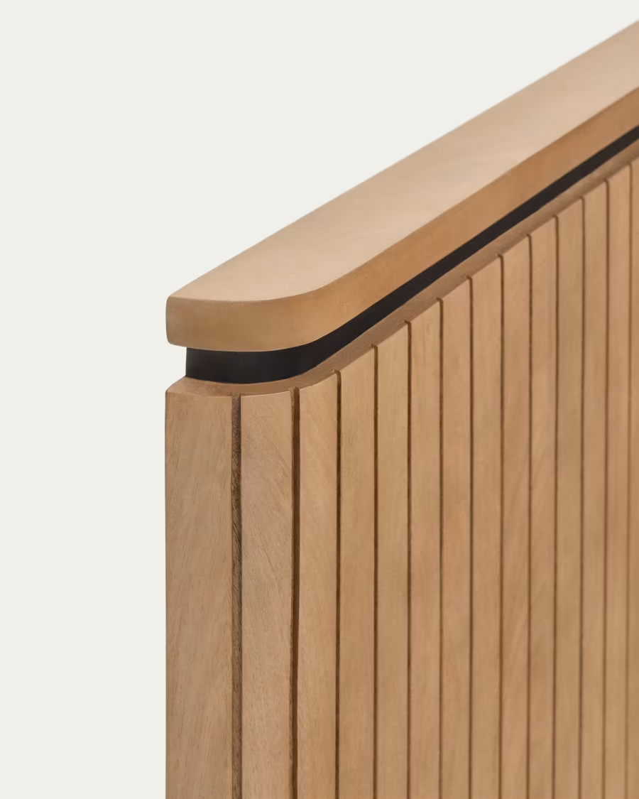 Mango Wood Headboard For Bed | Solid Wood Headboard For Bed - Jewel - Image 3