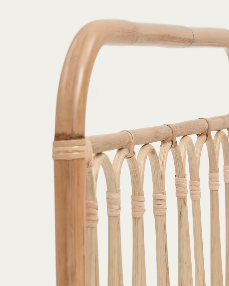 Rattan Headboard For Kids Bed | Wicker Headboard For Kids Beds - Alexa - Image 2