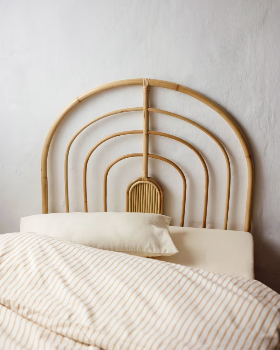 Rattan Headboard For Kids Bed | Cane Headboard | Wicker Headboard - Dityaa - Image 2