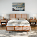 Rattan & Cane Bed for Bedroom - Aniya