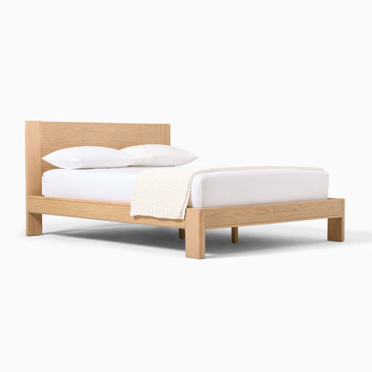 Solid Wood Rattan Bed For Bedroom | Cane Bed For Home -Aarya
