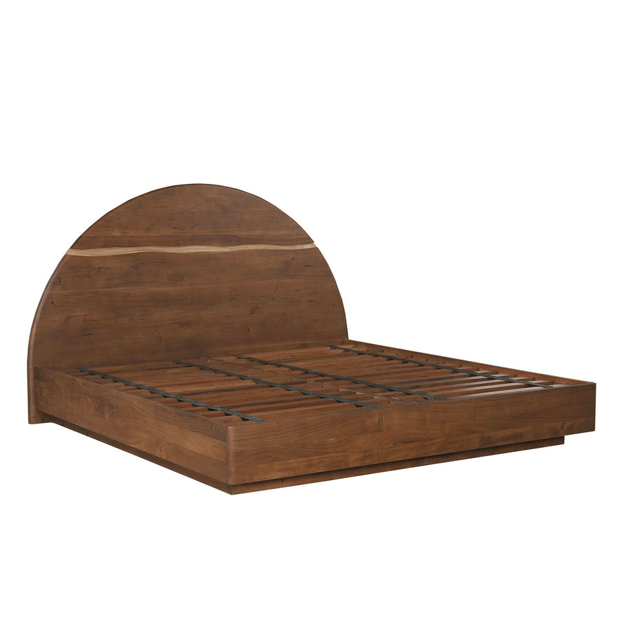 Solid Wood Rattan Bed For Bedroom | Bed For Home -Sharvi - Akway Bedroom > Beds & Bed Frames (Image 3)