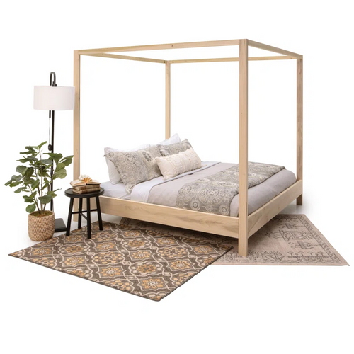 Rattan Bed King Size for Bedroom - Ruhi