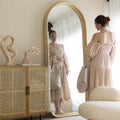 Rattan Floor Mirror for Living Room - Anvay