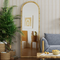 Rattan Floor Mirror for Living Room - Jenika