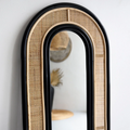Rattan Wall Mirror for Living Room - Minnie