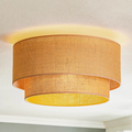 Jute Ceiling Light for Dining Room - Tamish