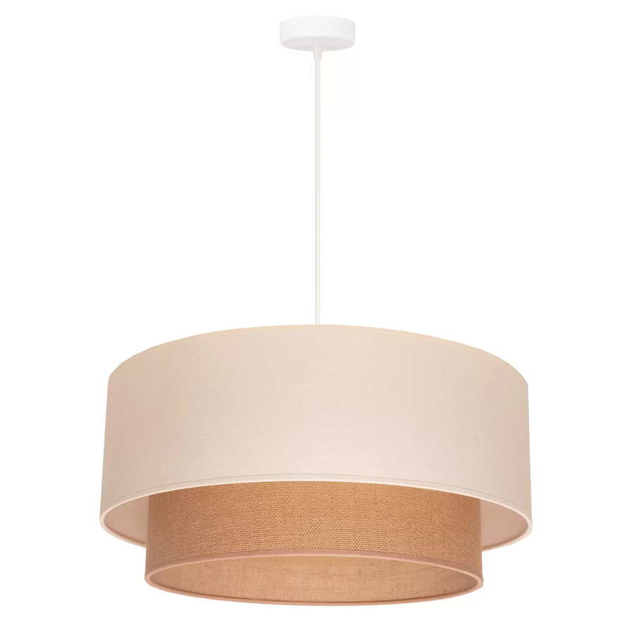 Jute Ceiling Light for Living Room 12 Inch - Tejas by Akway