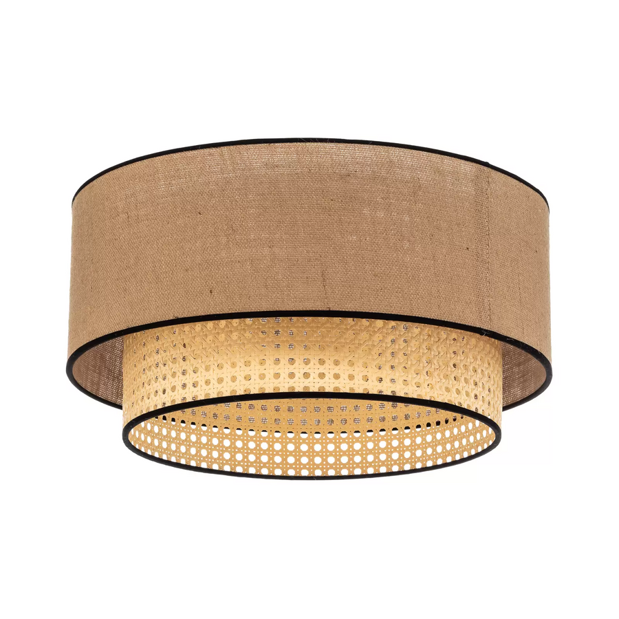 Jute Ceiling Light for Living Room 12 Inch - Tirtha by Akway