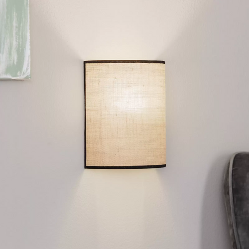 Jute Wall Lamp for Living Room - Devyani