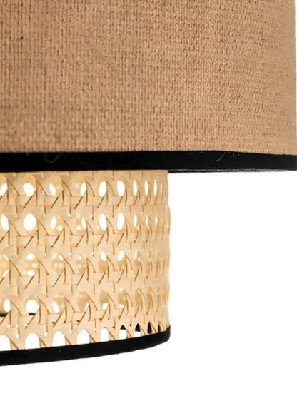 Bamboo Hanging lamp for Living Room | Rattan Pendant light | Cane ceiling light - Ahalya - Akway