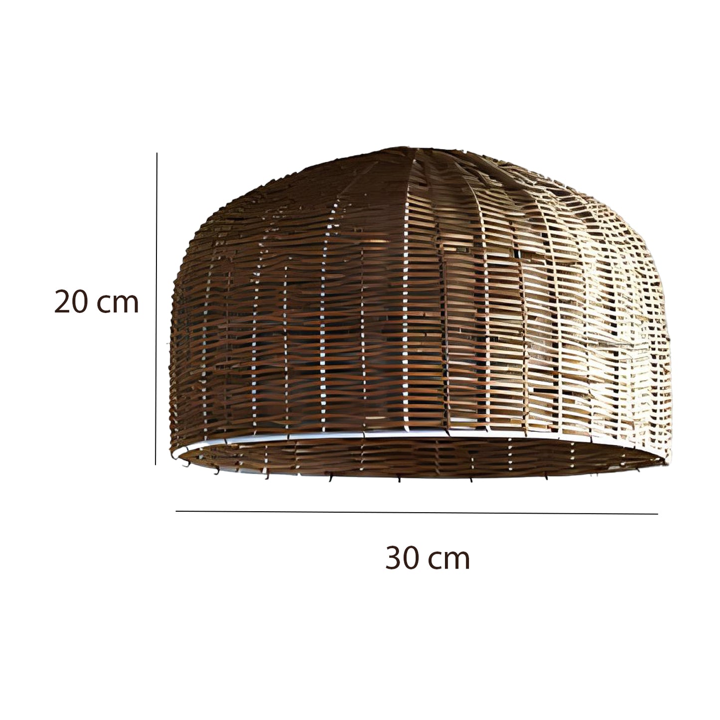 Bamboo Hanging lamp for Living Room | Rattan Pendant light | Cane ceiling light - Akanksh