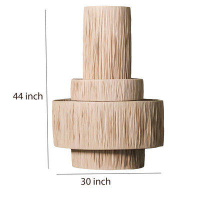 Bamboo Hanging lamp for Living Room | Rattan Pendant light | Cane ceiling light - Akarsh