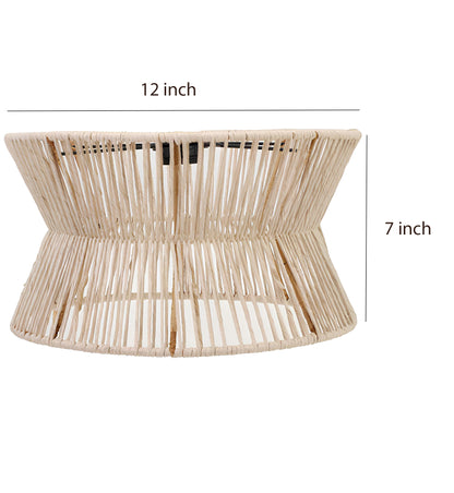 Rattan Seagrass Paper Raffia Kauna Grass Wicker Lamp Ceiling lamp -Amani