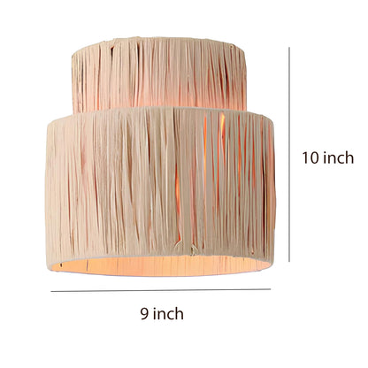 Bamboo Hanging lamp for Living Room | Rattan Pendant light | Cane ceiling light - Anaisha