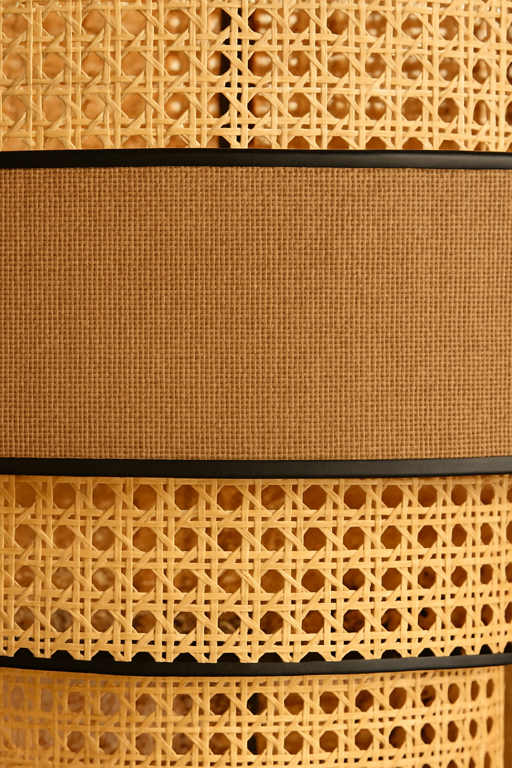 Bamboo Hanging lamp for Living Room | Rattan Pendant light | Cane ceiling light - Aryaman 14 Dia x 16"H by Akway - Image 6