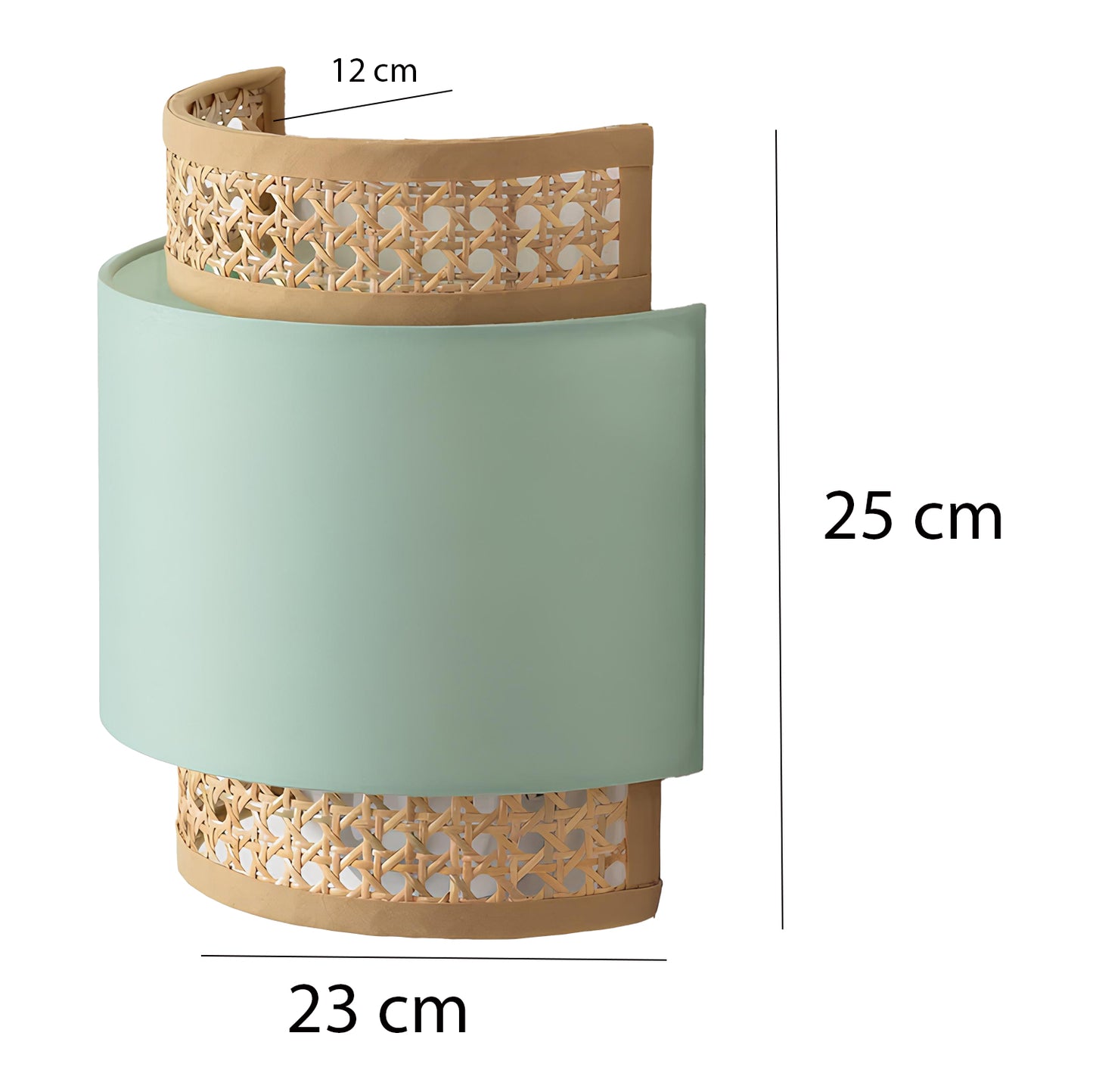 Bamboo Wall lamp for Living Room | Rattan Pendant light |Cane Webbing Wall Lamps-Auria
