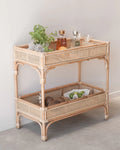 Rattan Bedside Table | Cane Side table | Bamboo table - Asmee
