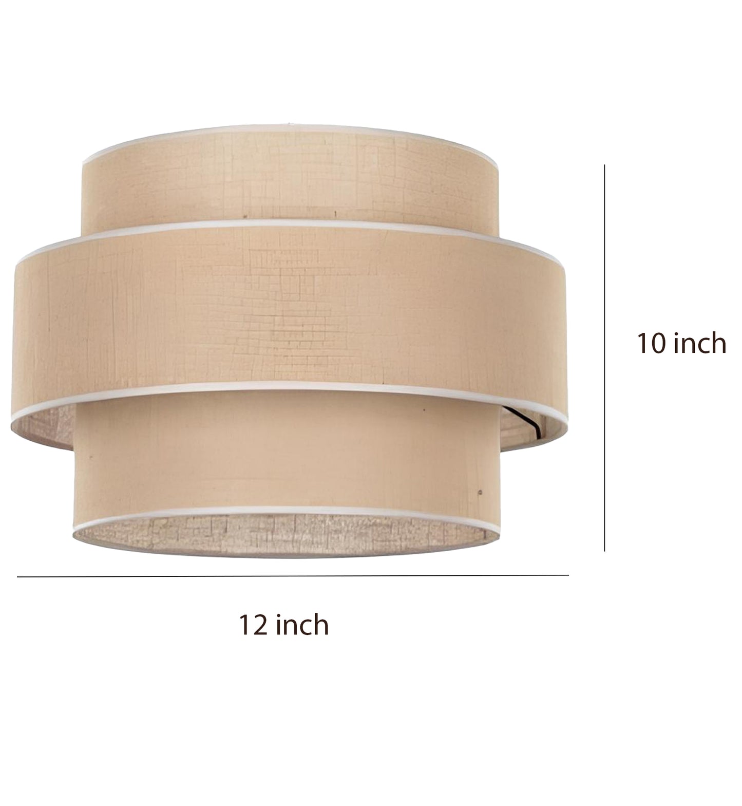 Jute Hanging lamp for Living Room | Jute Pendant light | Jute ceiling light -Dhrish