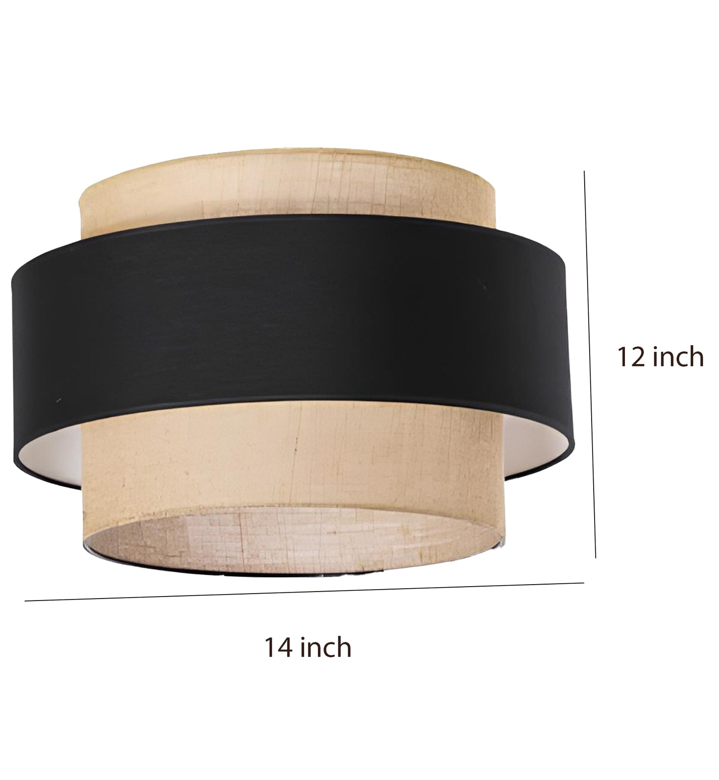 Jute Hanging lamp for Living Room | Jute Pendant light | Jute ceiling light -Disha