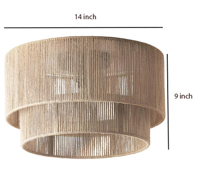 Bamboo Hanging lamp for Living Room | Rattan Pendant light | Cane ceiling light - Divit