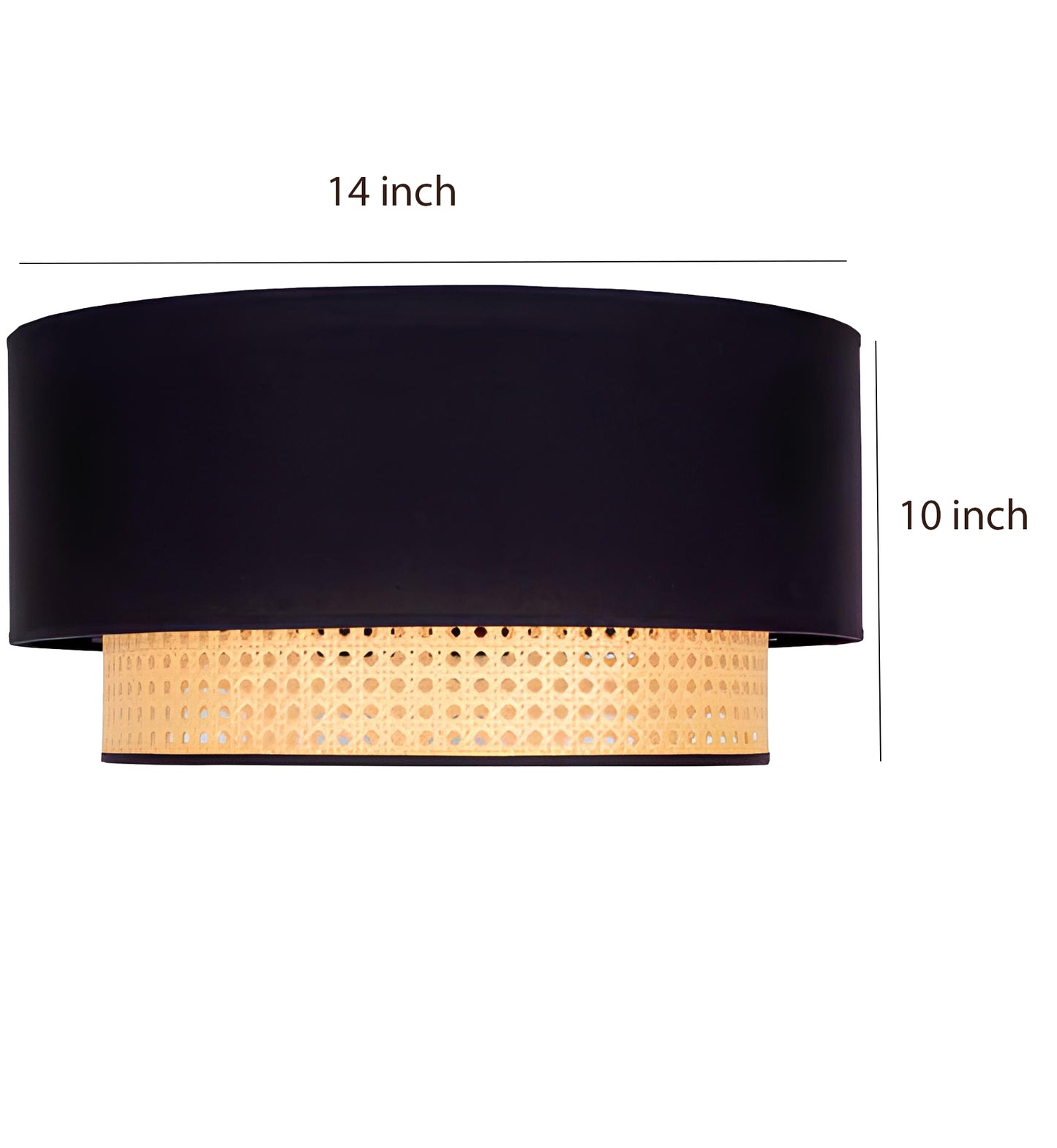 Jute Hanging lamp for Living Room | Jute Pendant light | Jute ceiling light -Divyansh