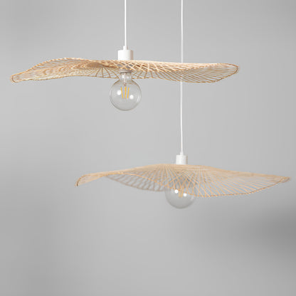 Rattan Hanging lamp for Living Room | Cane Pendant light | Wicker ceiling light - Cetabel