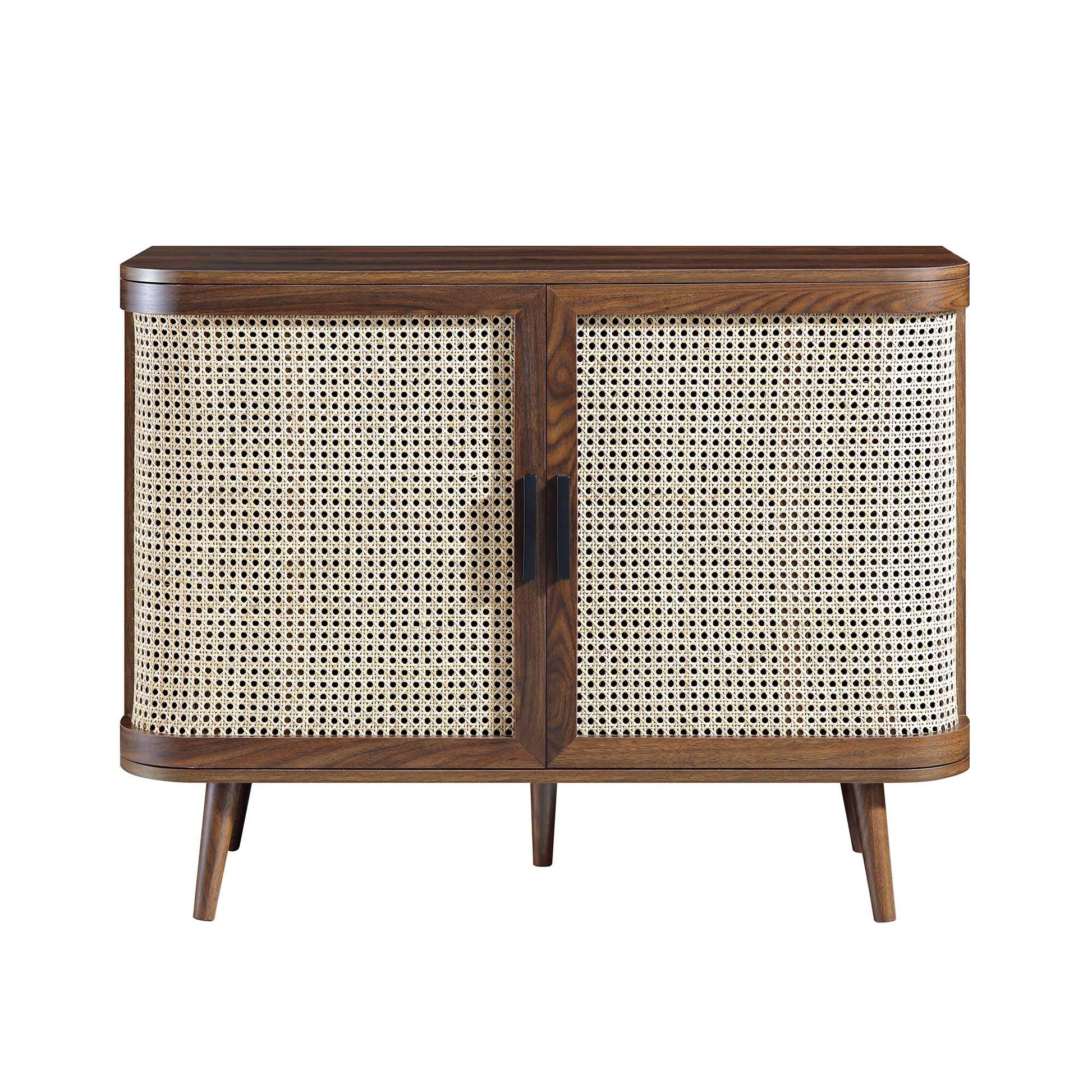Mango Wooden Sideboard | Modern Rattan Sideboard - Rithala - Akway Uncategorized (Image 5)