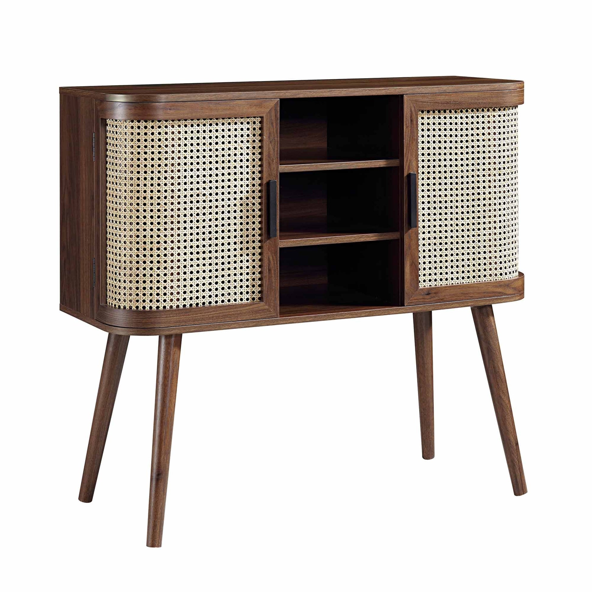 Mango Wooden Buffet Sideboard | Rattan Buffet Sideboard - Siyal - Akway Uncategorized (Image 5)