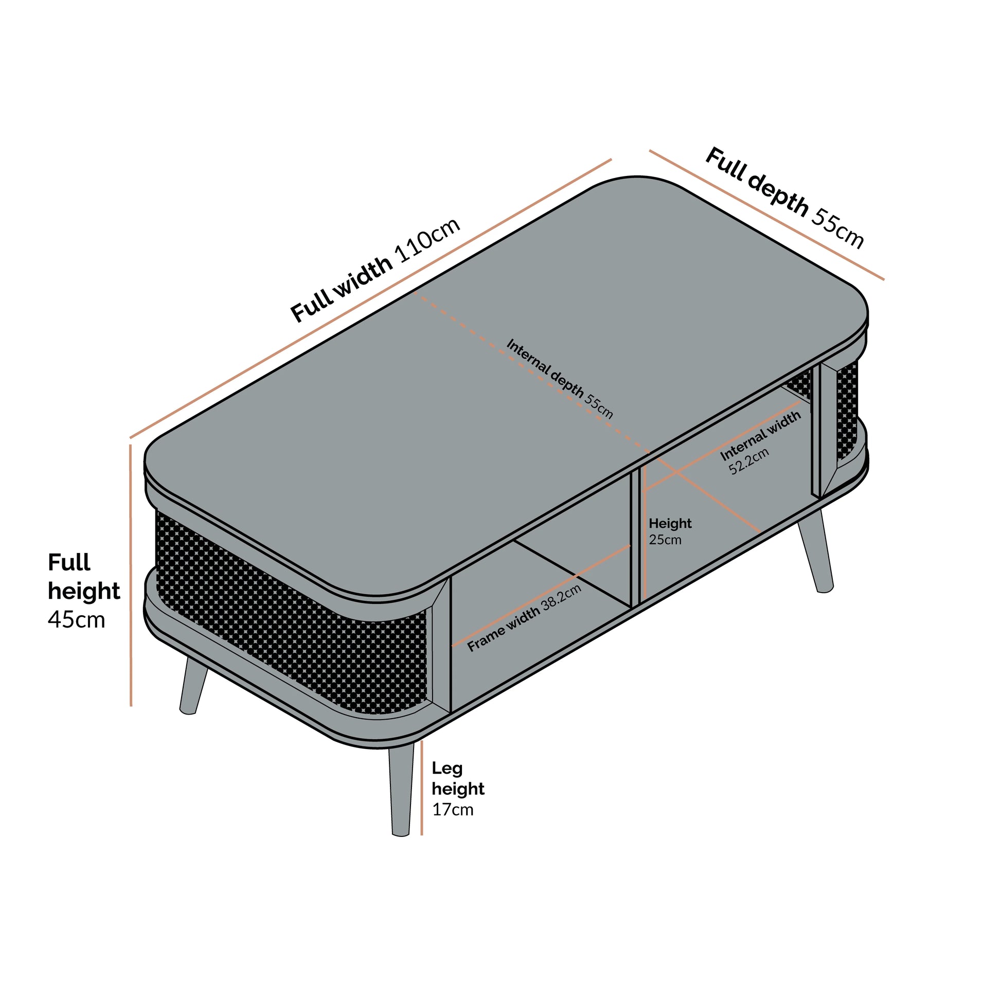 Mango Wooden Table | Modern Rattan Table - Fizzaa - Akway Uncategorized (Image 7)
