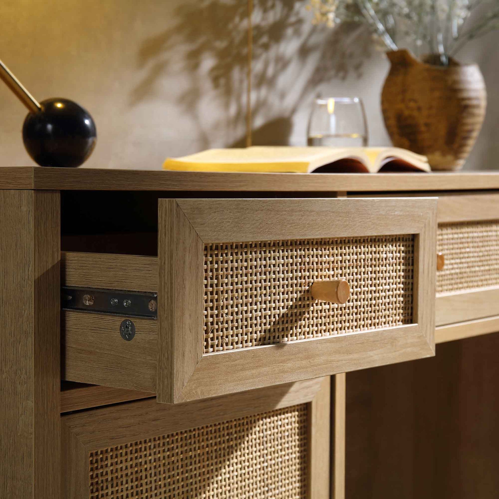 Mango Wooden Table | Modern Rattan Table - Dhonii - Akway Uncategorized (Image 2)