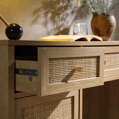 Mango Wooden Table | Modern Rattan Table - Dhonii - Akway Uncategorized (Image 2)