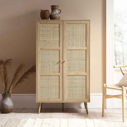 Rattan Wardrobe for Bedroom - Saving Wardrobe