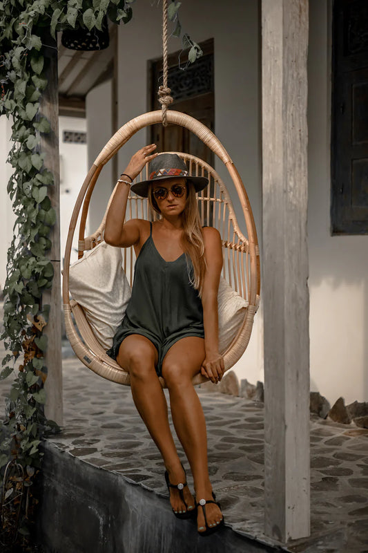 Bamboo Swing Chairs for Outdoor | Cane swing chairs - Anala - Akway