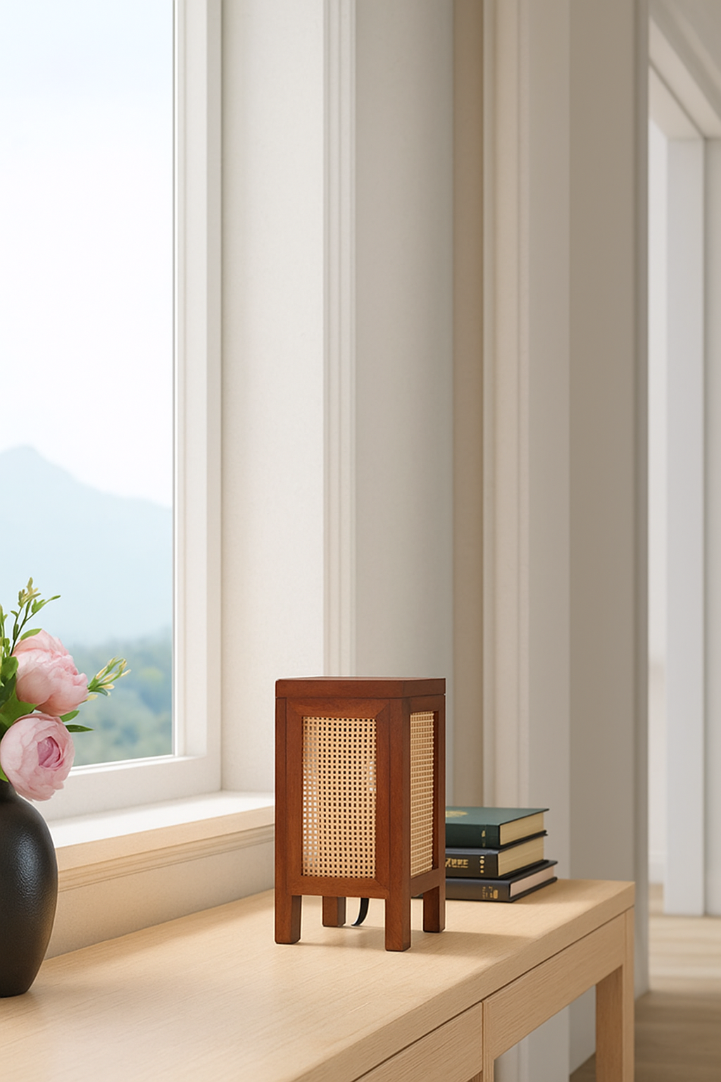 Bamboo Table Lamp for Living Room| Table Lamp -Hitesh